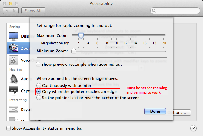 Accessibility - Zoom