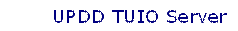 UPDD TUIO Server